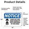 Signmission 10 in Height, 14 in Width, Vinyl Decal, Rectangle OS-2PACK-NS-D-1014-L-13231 - alternate 4